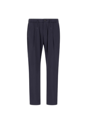 Herno drawstring elasticated trousers - Blue