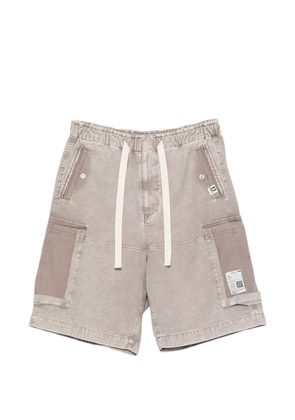 Maison MIHARA YASUHIRO drawstring cargo shorts - Neutrals