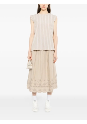 CARE BY ME Flora skirt - Neutrals