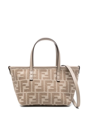 FENDI mini Roll tote bag - Brown