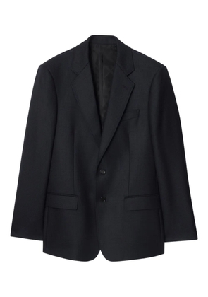 Burberry prince-of-wales check wool blazer - Blue