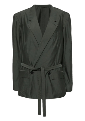 LEMAIRE double-breasted belted blazer - Grey