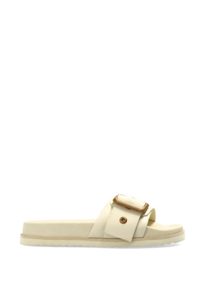 AllSaints Ellie buckle sandals - White