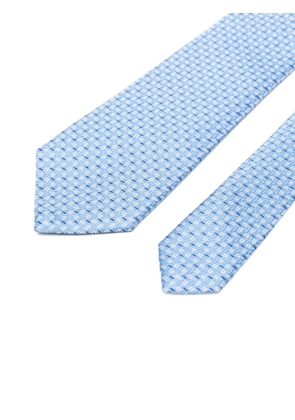 Canali patterned tie - Blue