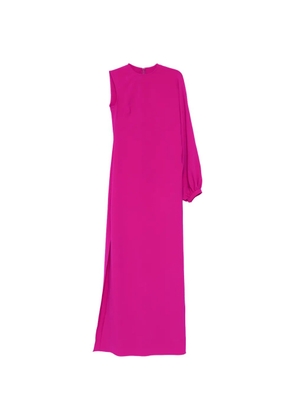 Amsale one-shoulder maxi dress - Pink