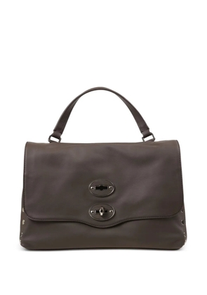 Zanellato small Postina twist-lock tote bag - Brown