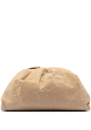 Bottega Veneta Pre-Owned 2012-2025 Kraft Paper The Pouch clutch bag - Neutrals
