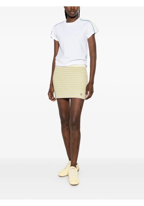 Casablanca Bourgeois striped mini skirt - Yellow
