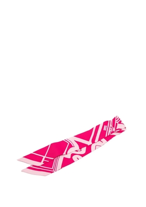 Hermès Pre-Owned 20th Century Les Coupes Tattoo Twilly Silk Scarf scarves - Pink