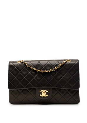 CHANEL Pre-Owned 1991-1994 Medium Classic Lambskin Double Flap shoulder bag - Black