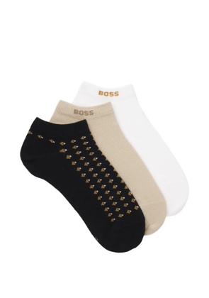 BOSS patterned socks set (set of three) - Black