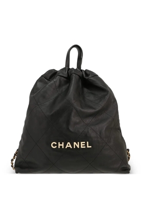CHANEL Pre-Owned 2020 Chanel 22 backpack - Black