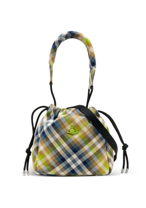 Vivienne Westwood tartan bucket bag - Green