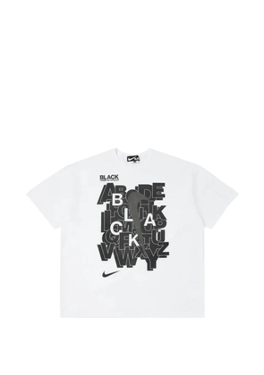 Black Comme Des Garçons x Nike print T-shirt - White