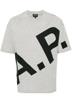 A.P.C. Lisandre cotton T-shirt - Grey