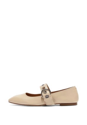 Aeyde buckle-strap ballet flats - Neutrals
