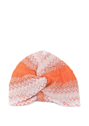 Missoni zig zag twist beanie - Orange