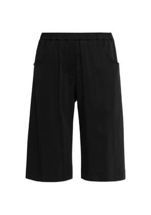Akep elasticated-waist shorts - Black