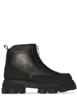 GANNI chunky sole ankle boots - Black