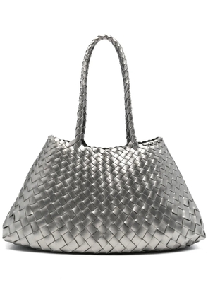 DRAGON DIFFUSION large Santa Croce tote bag - Silver
