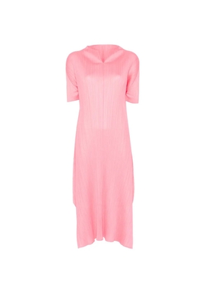 Pleats Please Issey Miyake Monthly Colors : March pleated midi dress - Pink