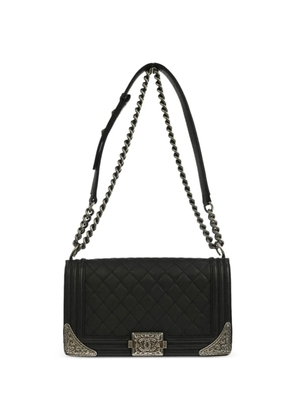 CHANEL Pre-Owned 2014 medium quilted chain shoulder bag - Black