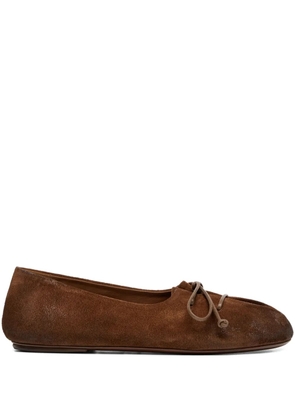 Marsèll Girella suede ballet flats - Brown