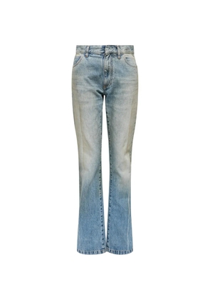 MM6 Maison Margiela straight-leg five-pocket jeans - Blue