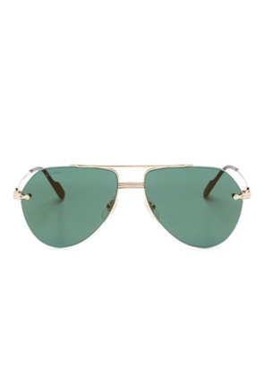 Cartier Eyewear round-frame tinted sunglasses - Gold