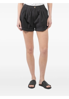 DÔEN Paige poplin shorts - Black