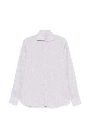 BORRIELLO NAPOLI striped shirt - White