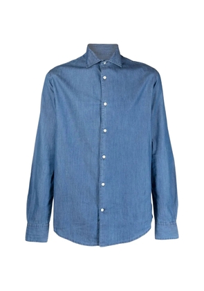 Deperlu button-up denim shirt - Blue