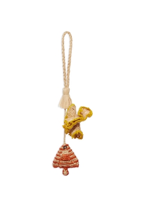 IBELIV raffia fish bag charm - Neutrals