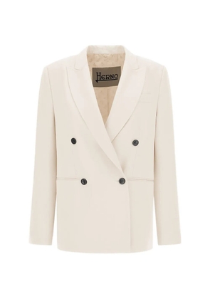Herno double-breasted peak lapels blazer - Neutrals