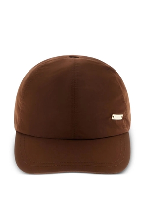 Herno bow-detail baseball cap - Brown