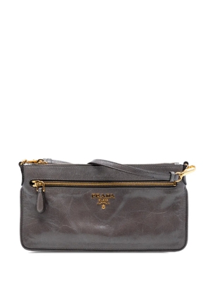 Prada Pre-Owned 2013-2025 Vitello Shine crossbody bag - Grey
