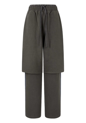 TOMBOY layered pigment trousers - Grey