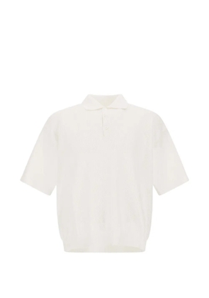 Herno open-knit polo shirt - White