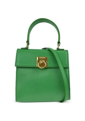 Celine Pre-Owned 1990-2000s leather tote bag - Green