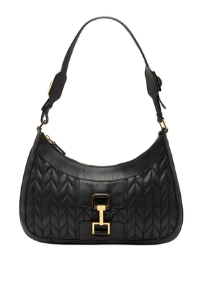 Gucci Pre-Owned 2000-2015 Quilted Calfskin Jackie shoulder bag - Black