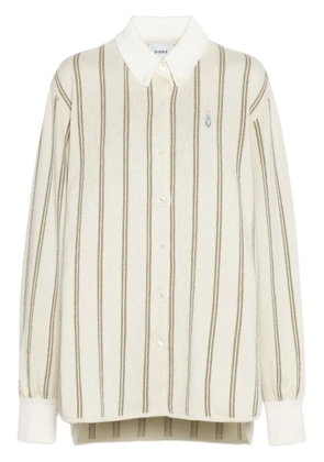 Barrie striped shirt - Neutrals