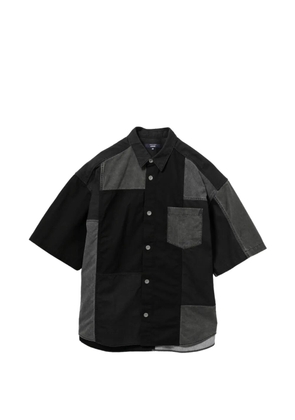 Comme des Garçons Homme patchwork shirt - Black