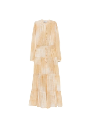 ERMANNO FIRENZE tiered maxi dress - Neutrals