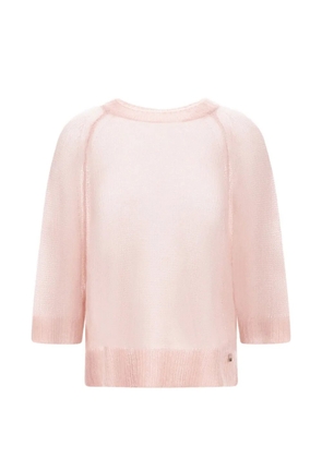 Herno raglan-sleeve crew-neck sweater - Pink