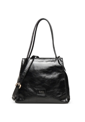 BIASIA leather tote bag - Black