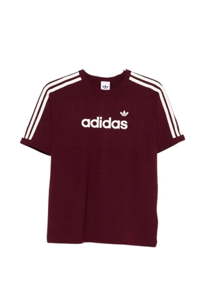adidas striped T-shirt - Red
