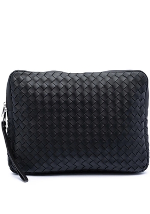 Bottega Veneta Pre-Owned 2012-2025 Nappa Intrecciato Wristlet clutch bag - Black
