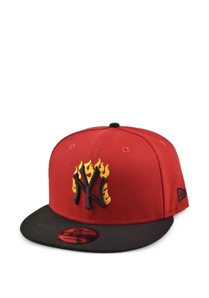 NEW ERA CAP 9Fifty New York Yankees Flames cap - Red
