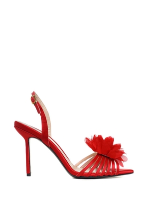 GINISSIMA Julia heeled sandals - Red
