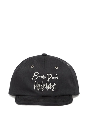 Brain Dead Brain Dead Folk Technology baseball cap - Black